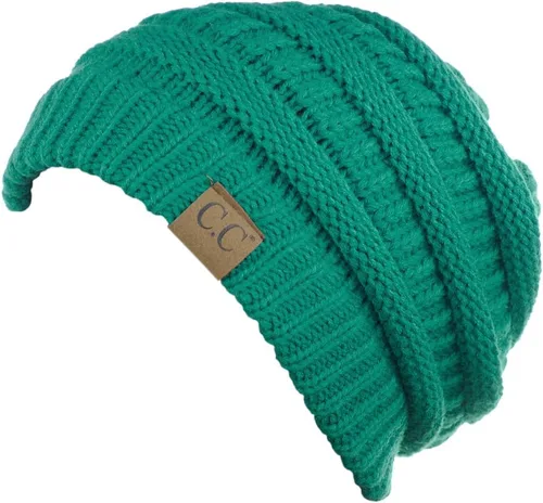 Vista 357 de C.C Trendy Warm Chunky Soft Stretch Cable Knit Beanie