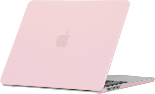 Vista 3 de Funda compatible con MacBook Air de 15 pulgadas 2025 2024 2023 versión M4 A3241 M3 A3114 M2 A2941 Pantalla de retina líquida Touch ID, funda Rosa