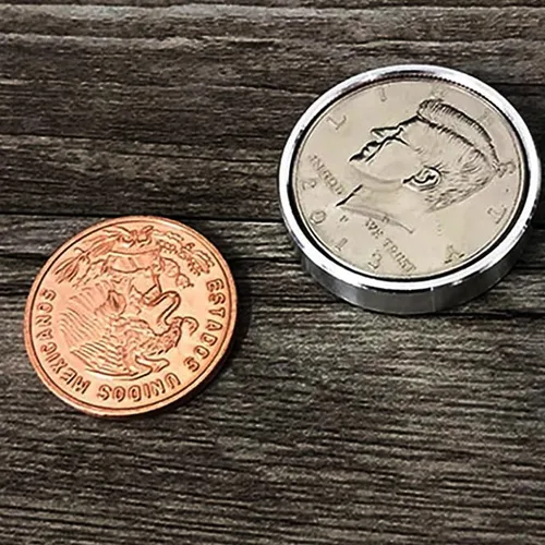 Vista 3 de blue-ther Escocés y Soda (Estados Unidos Medio Dólar) Trucos de magia Moneda Apareciendo Desaparición Mago Mago de Cerca Ilusiones Mentalismo Trucos