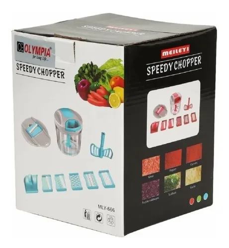Vista 3 de Multiprocesador Manual De Alimentos Meileyi Speedy Chopper