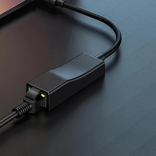 Vista 5 de Adaptador USB-C a Ethernet: 10/100 Mbps, Plug and Play para MacBook Pro/Air, Dell XPS, HP Spectre, Acer Chromebook