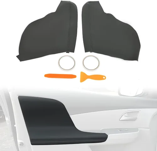 Vista 10 de HECASA Cubierta de reposabrazos para panel de puerta, compatible con Honda Odyssey 2011-2017 de PVC, repuesto para reposabrazos de puerta