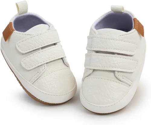 Vista 5 de Zapatos para bebé niño y niña, uniformes de boda, zapatos de vestir Oxford, zapatos de suela antideslizante, mocasines planos para niños pequeños