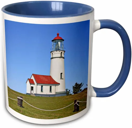 Vista 12 de 3dRose Taza de café, tamaño – 11oz – Faro de Cabo Blanco SP, Port Orford Oregon – US38 MGI0164 – Mark Gibson Lighthouses – divertido regalo de taza