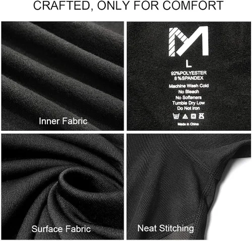 Vista 4 de MEETYOO mens Men's Thermal Underwear Set Sport Long Johns Base Layer