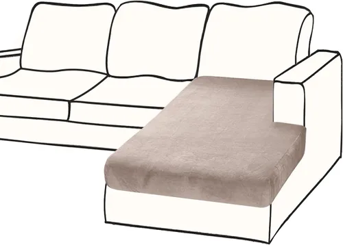 Vista 48 de BT.WA Funda de Cojín de Sofá de Terciopelo 1 Pieza Funda de Cojín de Asiento Elástica Funda de Sillón Fundas Separadas de Sofá Seccional Protector