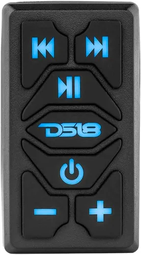 Vista 4 de DS18 RKS-BT - Interruptor basculante marino Bluetooth impermeable con controles - Receptor de audio BT inalámbrico integrado - RCA estéreo de 2.5 V
