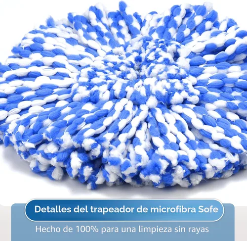 Vista 5 de RinseClean - Cabezal de repuesto para trapeador giratorio O Ceda RinseClean