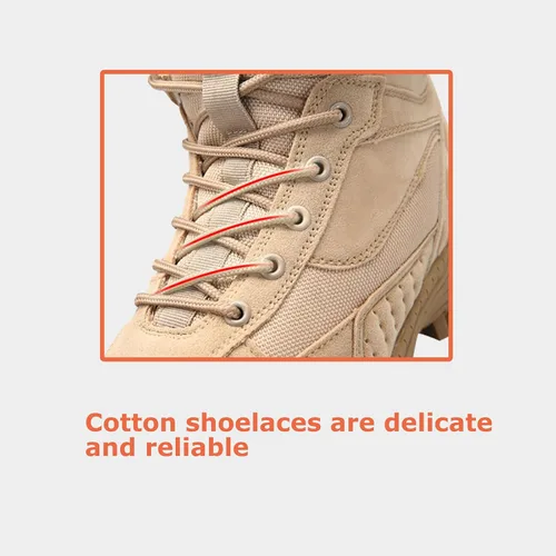 Vista 4 de Kervaky Botas tácticas militares para hombre, botas de trabajo, botas de desierto, botas duras, botas de senderismo, botas de combate, botas