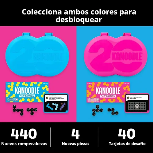 Vista 6 de Educational Insights Kanoodle Fan Edition - 20 aniversario (Cyan)