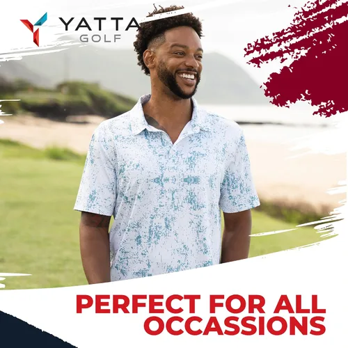 Vista 8 de YATTA GOLF Standout Performance - Polos de golf para hombre