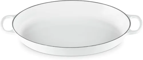Vista 15 de Le Creuset - Cacerola ovalada de hierro fundido esmaltado Signature, 3 cuartos, modelo Caribbean
