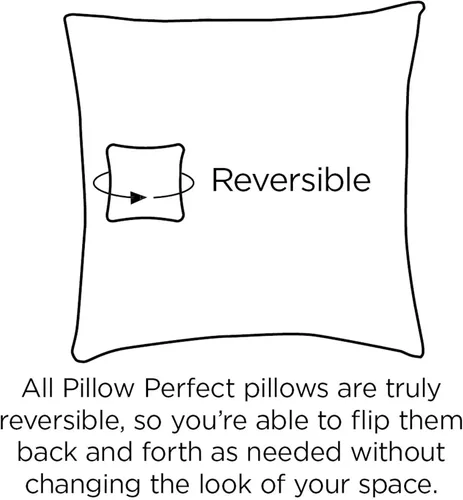 Vista 10 de Pillow Perfect Almohadillas negras para sillas de exteriores e interiores, 15.5 x 16 pulgadas, paquete de 2