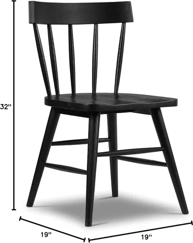 Vista 14 de POLY & BARK HAVA 300000 silla de comedor Negro