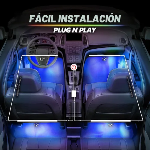 Vista 3 de OPT7 Aura Pro - Luces interiores de doble brillo para coche deportivo