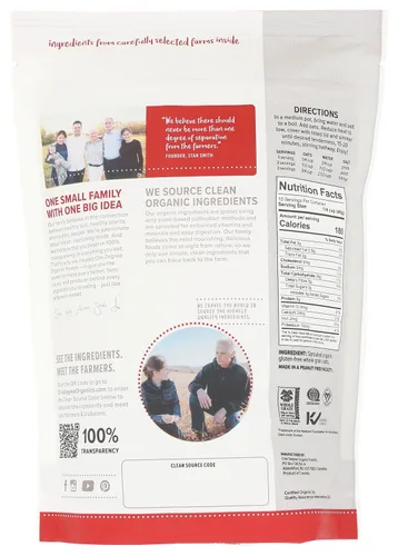 Vista 2 de ONE DEGREE ORGANIC FOODS Avena Orgánica Germinada Cortada en Acero 24oz, 24 oz
