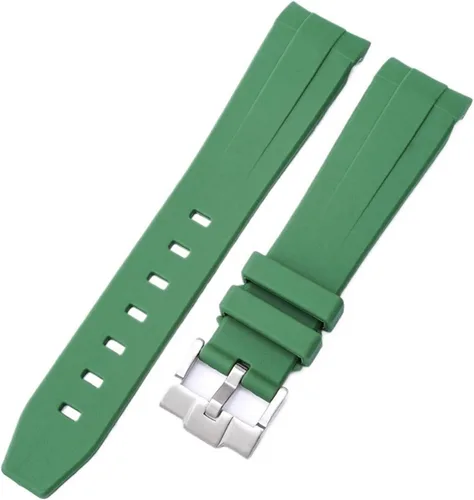 Vista 79 de Correa de camuflaje para Omega Moon Curvo Extremo Pulsera de goma de silicona Hombres Mujeres Sport Watch Band Accesorio 0.787 in