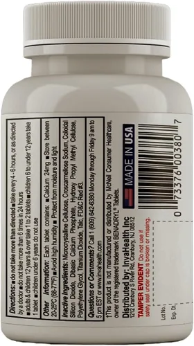 Vista 6 de MedPlus Medicina para aliviar la alergia, difenhidramina HCl 25 mg, 1000 tabletas, antihistamínico, alivio para alergias en interiores y exteriores