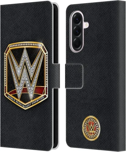 Vista 79 de Head Case Designs Officially Licensed WWE Cruiserweight Champion Title Belts Leather Wallet Case Compatible with Samsung Galaxy A07 4G Campeón