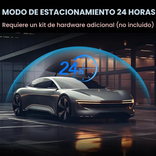 Vista 5 de Cámara del espejo retrovisor 4K WiFi 10" espejo Dash Cam delantero