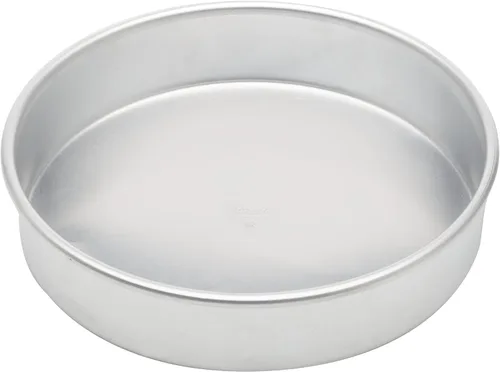 Vista 4 de Ateco Molde para pasteles de aluminio con parte inferior extraíble, 6 x 3 pulgadas, redondo