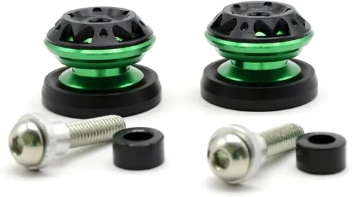 Vista 3 de Carretes de basculante para motocicleta, tornillos deslizantes para Kawasaki VERSYS 1000 Z800 Z 1000SX Z800 Z 1000SX Z250 Anticaída Marco Negro