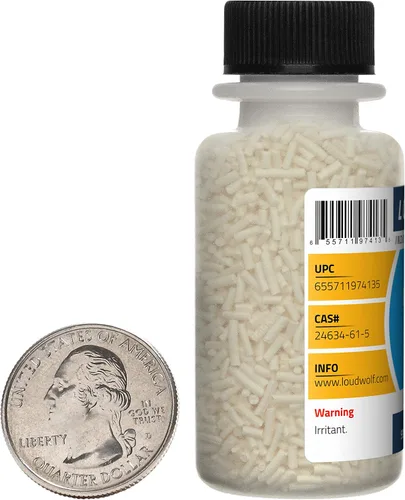 Vista 3 de Sorbato de potasio / botella de 0.5 onzas / 99% puro USP grado alimenticio/micropellets