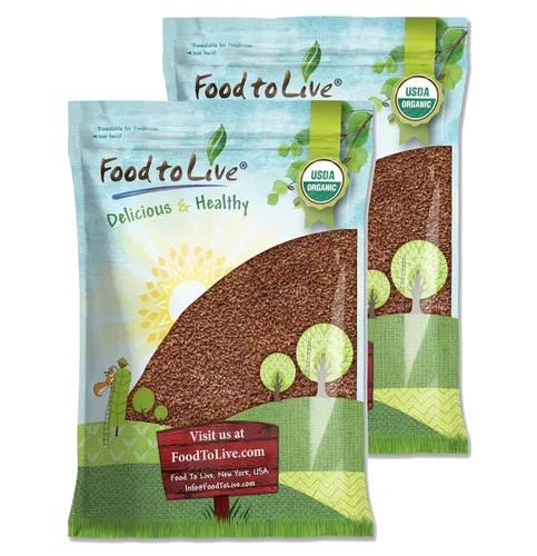 Vista 10 de Food to Live Arroz rojo orgánico, 1 libra, sin OMG, variedad de grano entero, antiadherente, vegano, kosher. Fuente de proteínas. Rico