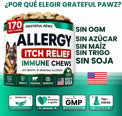Vista 4 de Masticables para alergias para perros - Alivio de la alergia de perros