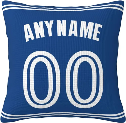Vista 18 de Funda de almohada personalizada: Funda de almohada personalizada con cualquier nombre y número, regalo personalizado para fanáticos