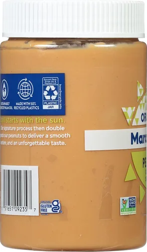 Vista 6 de MaraNatha Mantequilla de maní cremosa orgánica, sin revuelta, tarro de 16 onzas