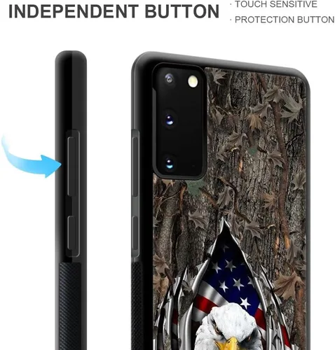Vista 4 de DAIZAG Funda compatible con Samsung Galaxy S20 FE, protección completa, a prueba de golpes, antiarañazos, funda de poliuretano termoplástico
