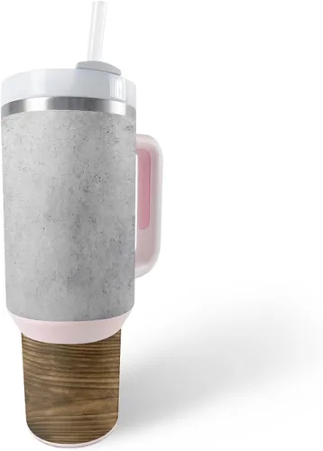 Vista 25 de MightySkins Skin - Vaso de vinilo compatible con Stanley The Quencher H2.0 FlowState de 40 onzas, color verde CBD, protectora, duradera y única