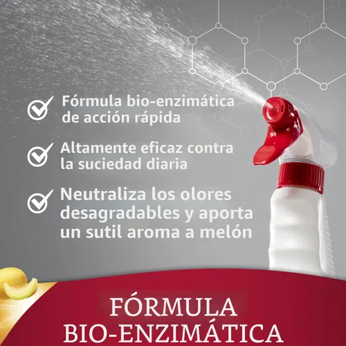 Vista 5 de Nature's Miracle Gato removedor de manchas y olores, fórmula de control de olores, verter