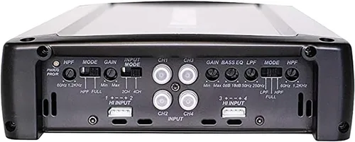 Vista 2 de BLAUPUNKT Amplificador de rango completo AMP1604 de 4 canales, 1600 W, color negro