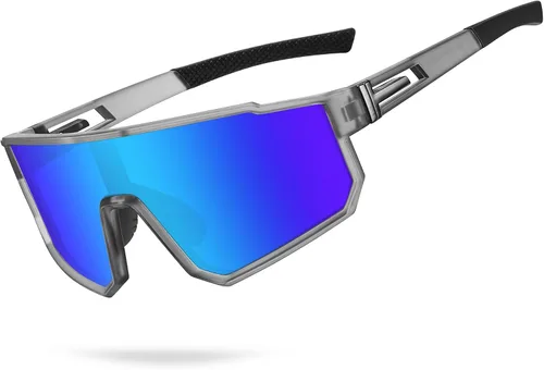 Vista 9 de Gafas de sol deportivas para niños, polarizadas, con protección UV400, para niños y niñas, para béisbol, softbol, ciclismo