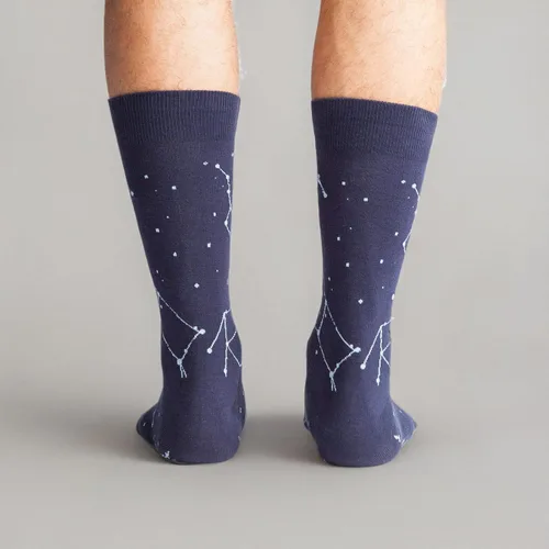 Vista 44 de Sock It To Me - Calcetines con diseño de extraterrestres y del espacio para hombre