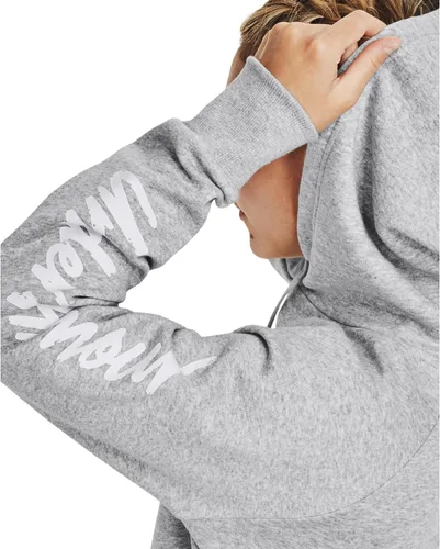 Vista 6 de Under Armour Sudadera con capucha Rival de forro polar para mujer