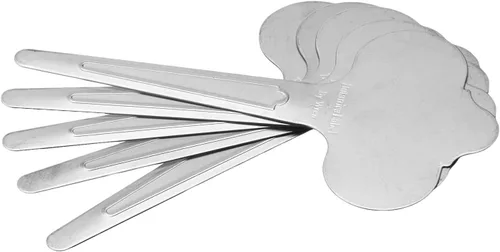 Vista 2 de Bosmere Wren Professional - Etiquetas reutilizables para plantas de acero inoxidable de 6.5 pulgadas, paquete de 12