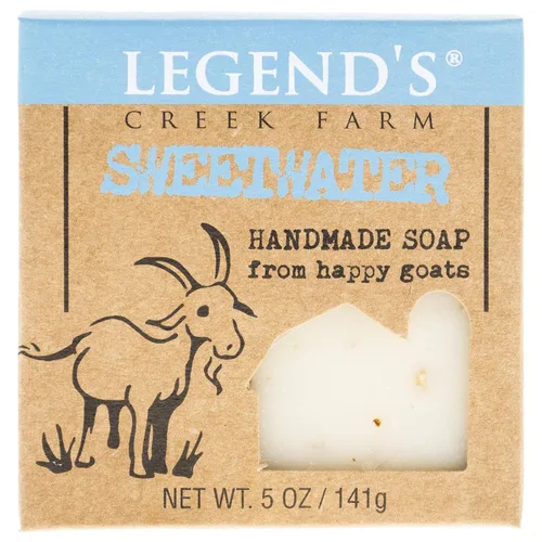 Vista 17 de Legend's Creek Farm Goat Milk Soap - Barra de jabón hidratante limpiadora para manos y cuerpo, espuma cremosa de 5 onzas, jabón natural nutritivo