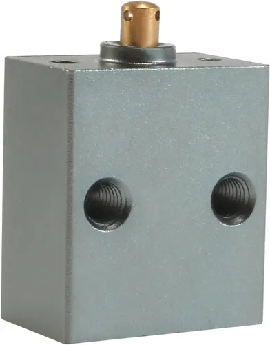Vista 3 de uxcell Válvula mecánica neumática del solenoide del control manual de la manija de la manera M5 de 2 posiciones de 3 maneras, S3B-M5