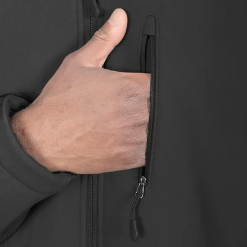 Vista 7 de Kirkland Signature Chaqueta Softshell con forro polar resistente al agua para hombre