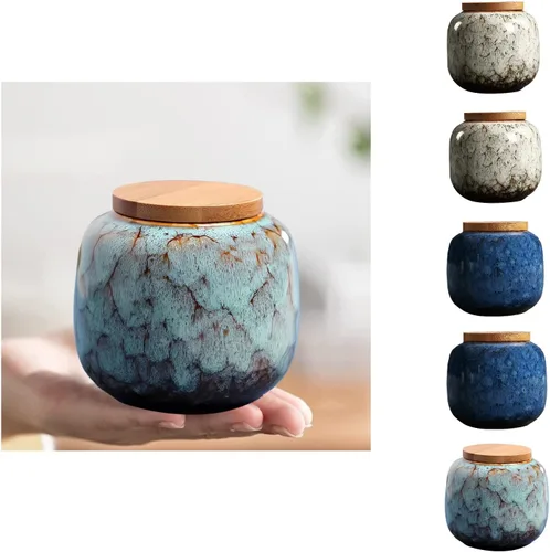 Vista 11 de Urna pequeña para cenizas humanas – Mini urna decorativa de cerámica para funeraria, urnas conmemorativas de 2.5 pulgadas para adultos, niños