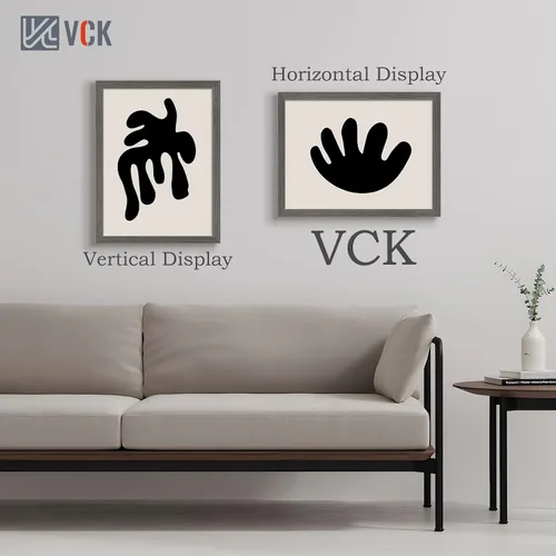 Vista 181 de VCK Marcos para póster de madera maciza de 22.375 x 34 pulgadas, marco de fotos A1 negro con montaje en pared, paquete de 3