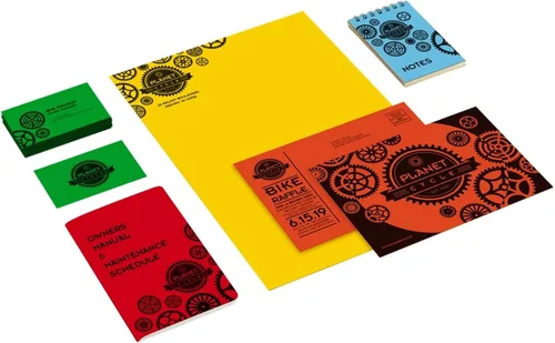 Vista 6 de Astrobrights® Cartulinas de Color, Colores Surtidos, Tamaño Carta (8.5" x 11"), 65 Lb, 30% Reciclado, Certificado FSC®, Paquete de 250