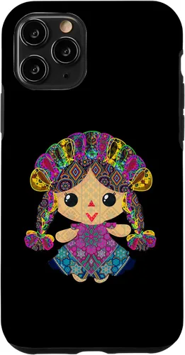 Vista 28 de iPhone 15 muñeca mexicana, maria, mazahua arte huichol, lele, caso