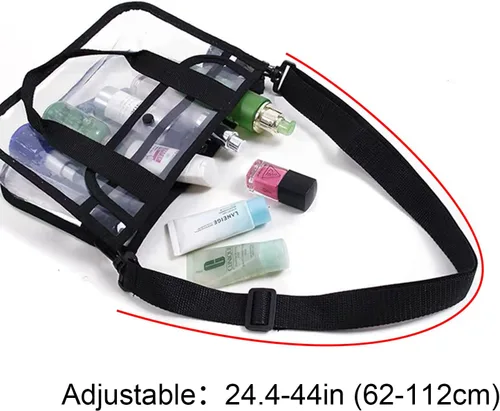 Vista 2 de Bolsa de cosméticos transparente, Claro, Moderno