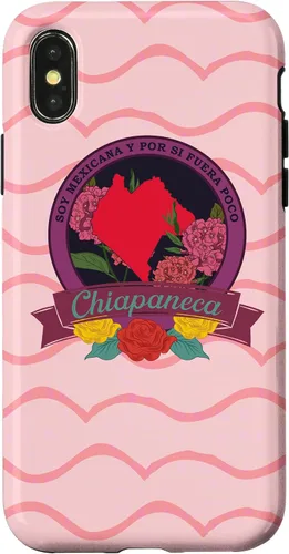 Vista 4 de iPhone 15 Soy Mexicana y por si fuera poco Chiapaneca Chiapas Mexico Case