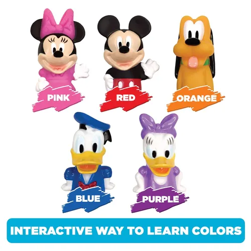 Vista 7 de Disney Mickey & Friends - Juego de marionetas de dedo de 10 piezas, recuerdos de fiesta, historia educativa, juguetes flotantes para piscina y playa
