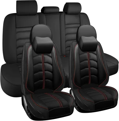 Vista 9 de Funda de asiento de automóvil para Mini Cooper 2002-2012, duradera, resistente al desgaste, impermeable, transpirable, sin olor, accesorios para Rojo